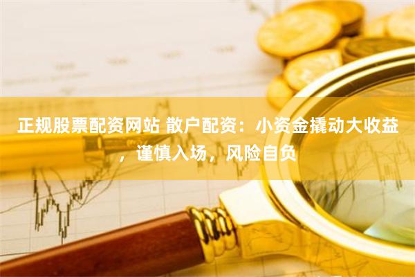正规股票配资网站 散户配资：小资金撬动大收益，谨慎入场，风险自负