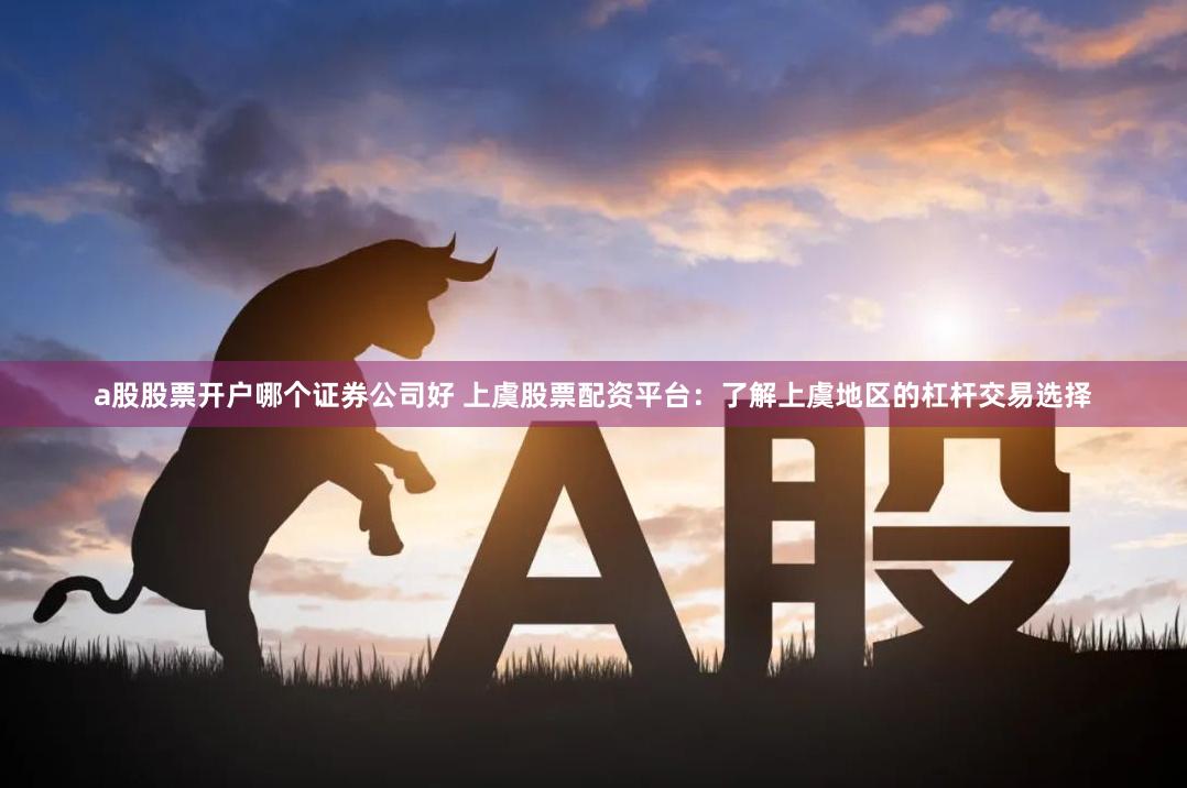 a股股票开户哪个证券公司好 上虞股票配资平台：了解上虞地区的杠杆交易选择